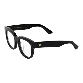 GENTLE MONSTER Plate Frame Oval Eyeglass Frames Unisex Black