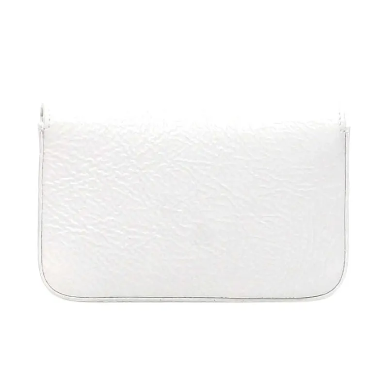 OFF WHITE Leather Shoulder Bag Crossbody Bag Unisex White-2