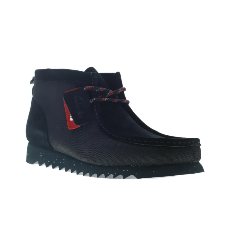 Clarks Wallabee Ankle Boots Men's Black-2