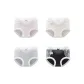 4 Pack Light Pink+Ecru+Heather Gray+Black