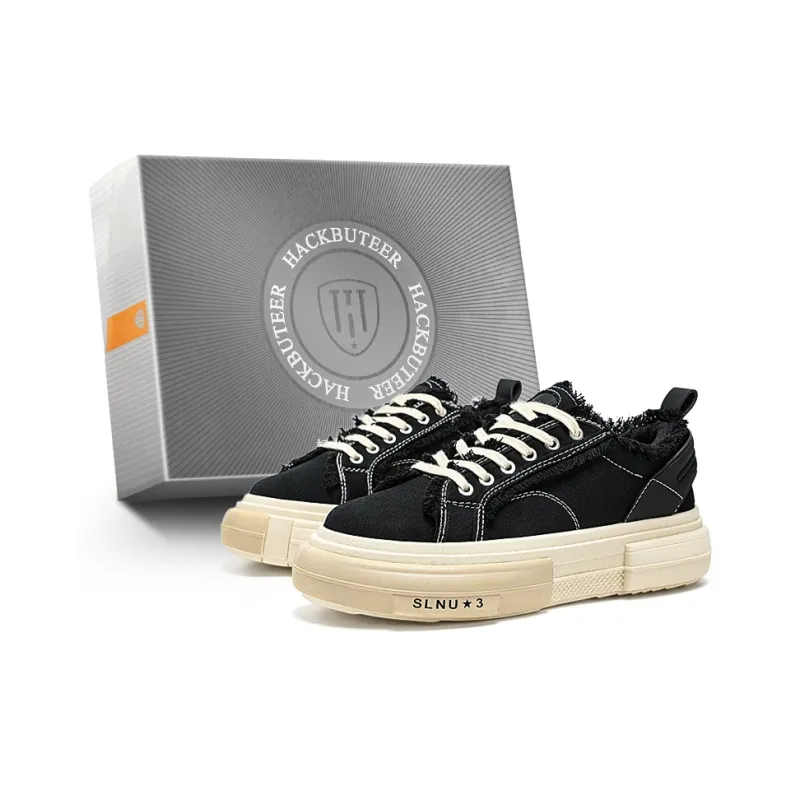 HACKBUTEER Low Top Skateboard Shoes Men's Box Included-15