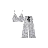 Camisole Pants Ink Wash Butterfly Forest Women's Matching Set