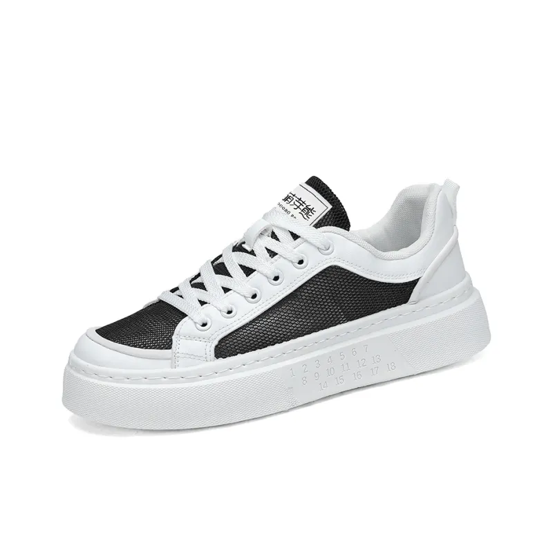 Budding Bear Slip Resistant, Abrasion Resistant, Breathable, Lightweight, Height Increasing Low Top Casual Shoes Men's-6