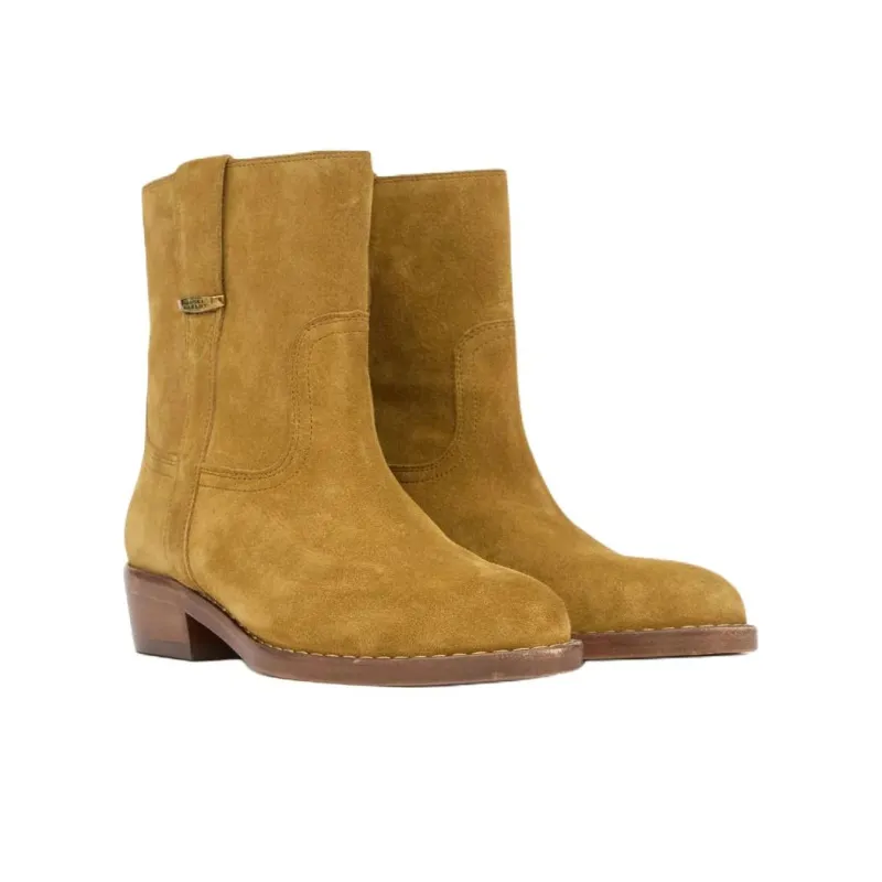 ISABEL MARANT Lylie Ankle Boots 3.5cm Women's Brown-2