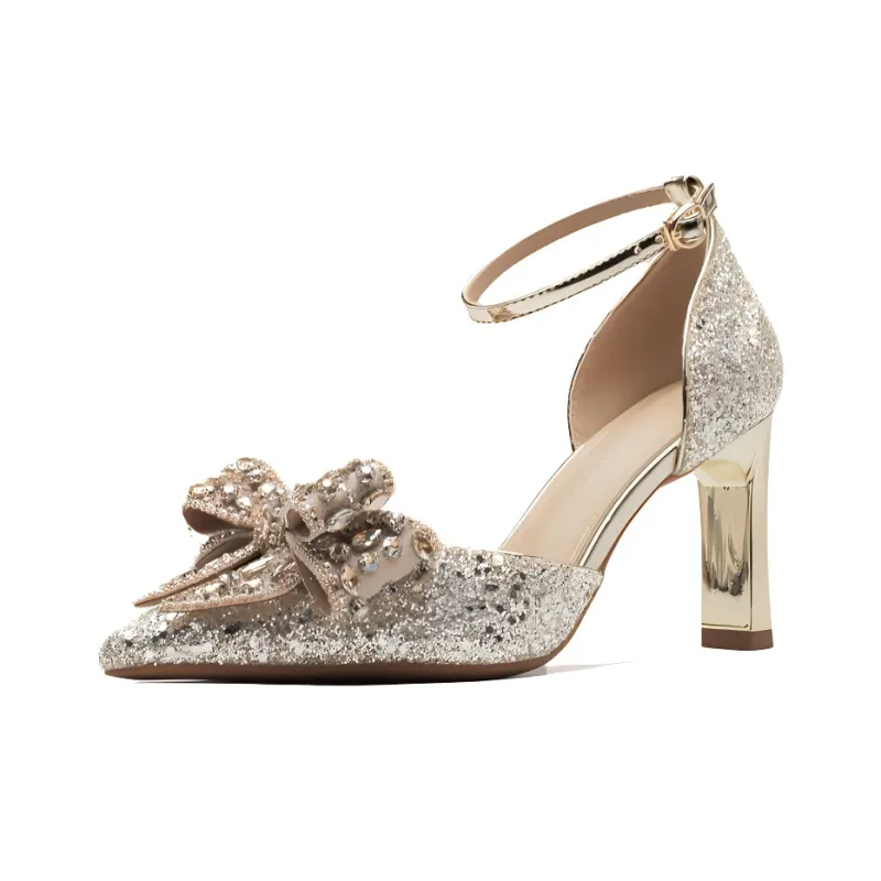 GOSO Chunky Heel High Heels Women's-0