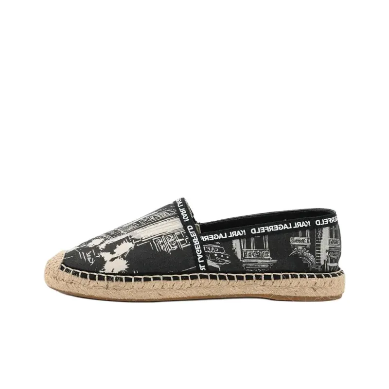 KARL LAGERFELD Kamini Espadrilles Women's Black-0