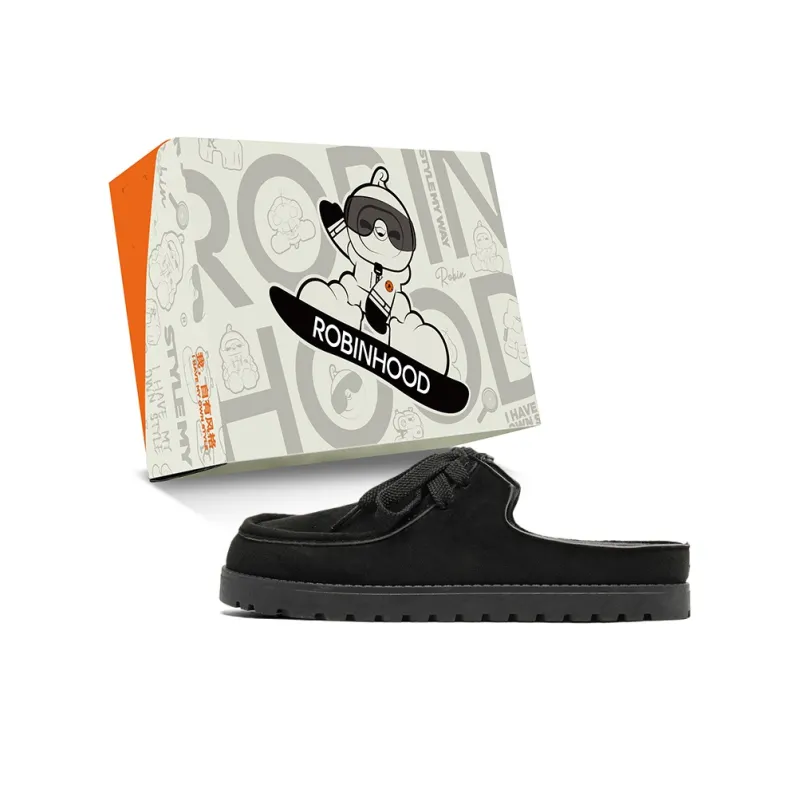 ROBINHOOD Odor Resistant Abrasion Resistant Slip Resistant Antibacterial Closed Toe Slippers Men's Box Included-0