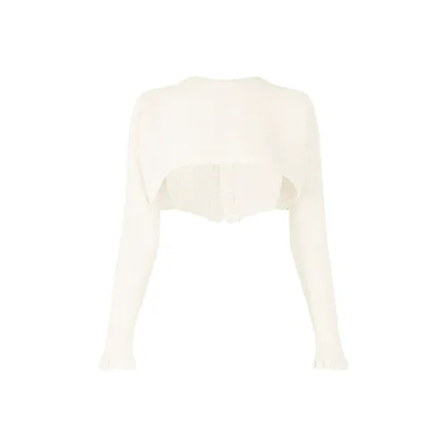 ISSEY MIYAKE SS25 Crop Top Women's White