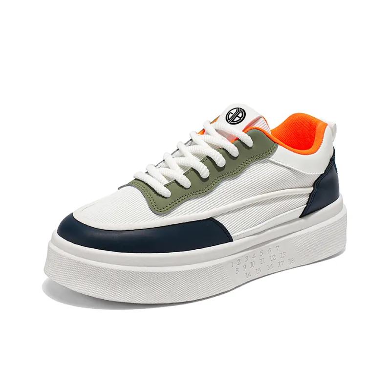 Yi Jiabao Slip Resistant Shock Absorbers Low Top Skateboard Shoes Men's-5