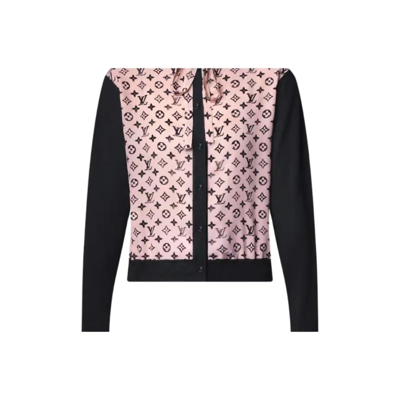 LOUIS VUITTON Monogram Front Cardigan-3
