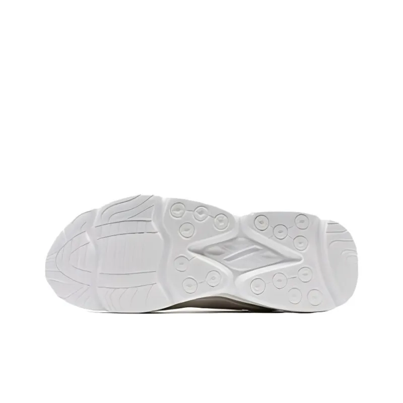XTEP Wear-resistant And Lightweight Low-Top Chunky Sneakers Men's Beige Green-4