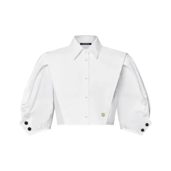 LOUIS VUITTON Puff Sleeve Blouse