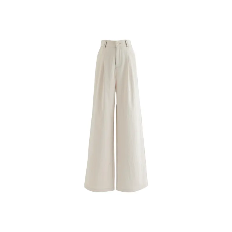 Weixi Casual Pants Women's Apricot-0