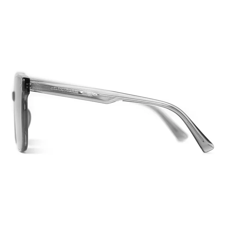 HELEN KELLER Plate Frame Square Sunglasses Unisex-7