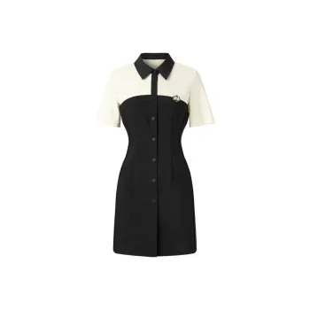 PEACEBIRD Short Sleeved Dress Women's
