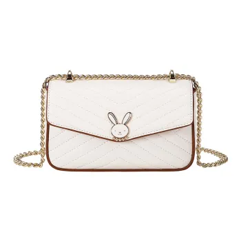 PESASRIE Cow Leather Shoulder Bag Women's Multicolor