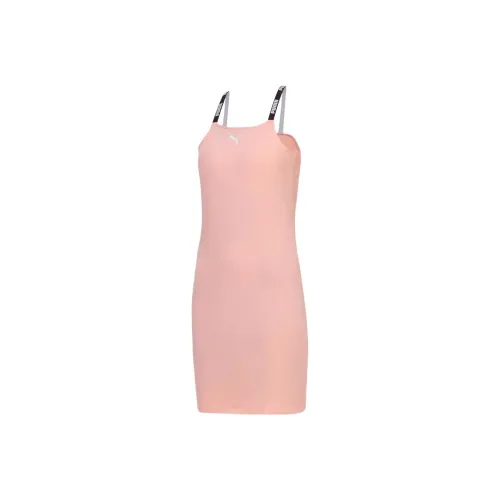 PUMA Slip Dresses Women's Pink
