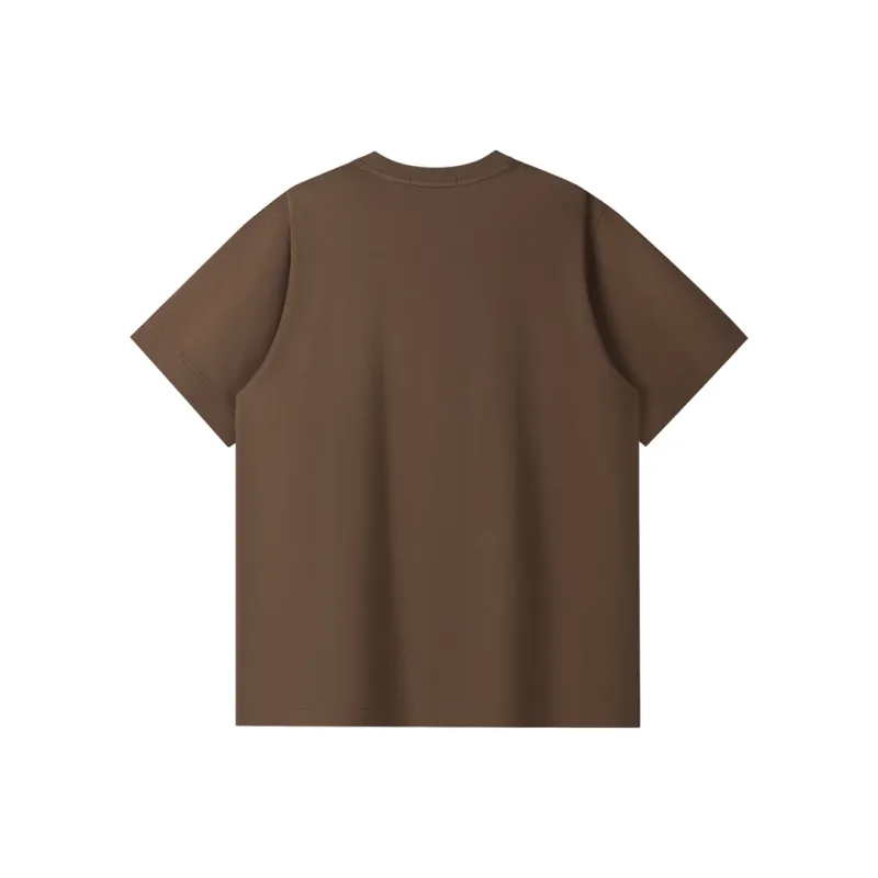 FAIRWHALE T Shirts Unisex Cocoa Brown-1