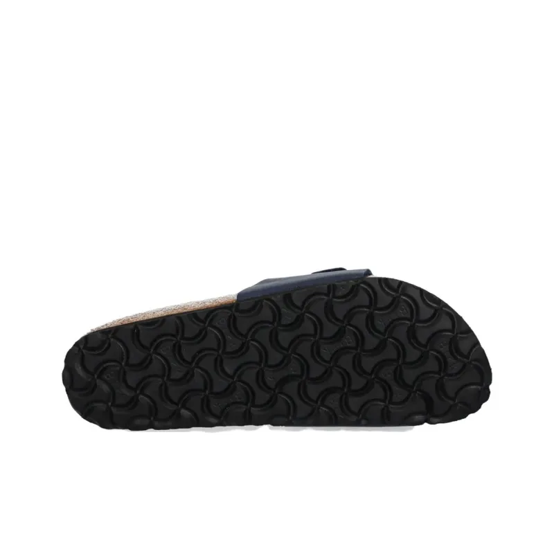 Birkenstock Madrid Slide Slippers Unisex Blue Regular Loose Fit-4