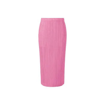 PLEATS PLEASE ISSEY MIYAKE Casual Long Skirt Women's Pink