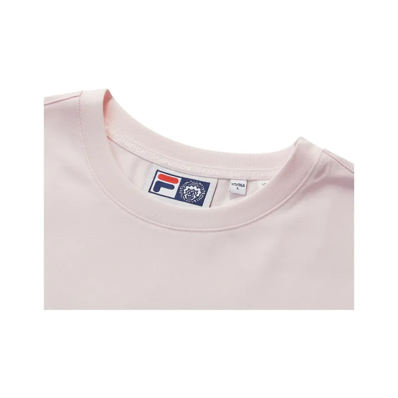 FILA FUSION T Shirt Unisex Ningling Pink PK-5