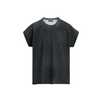 ZARA T Shirts Men Coal Gray