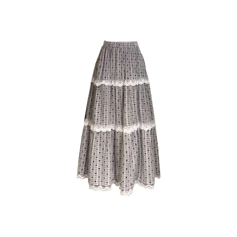 DOSOHEB Casual Long Skirt Women's-5