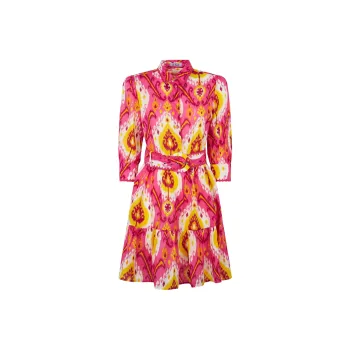MC2 SAINT BARTHELEMY Long Sleeved Dress Women's Fuchsia