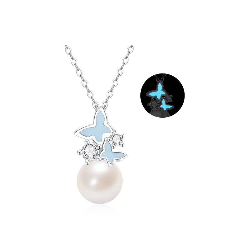 Lao Feng Xiang Pearl Necklaces Women's-0