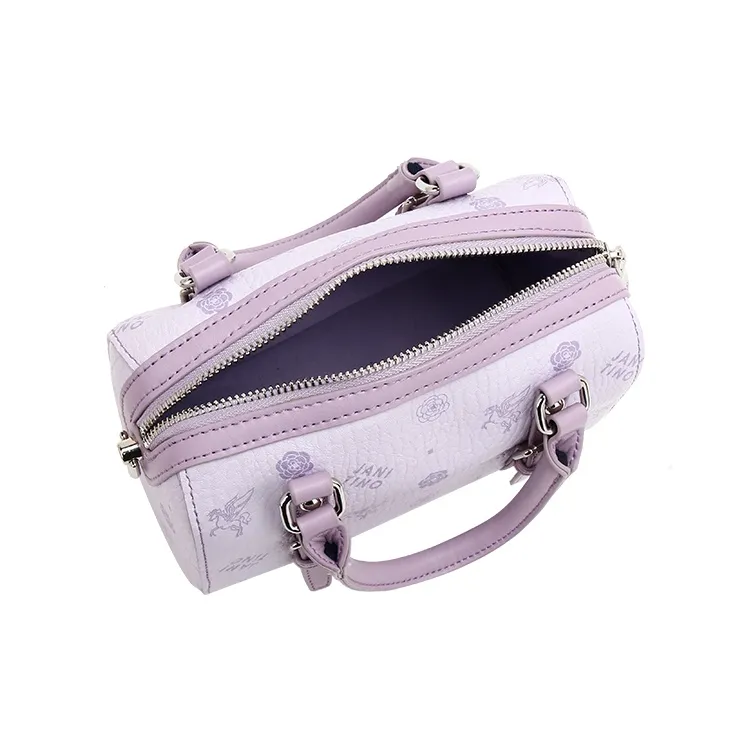 JANITINO PU Handbag Regular Women's Light Purple-2