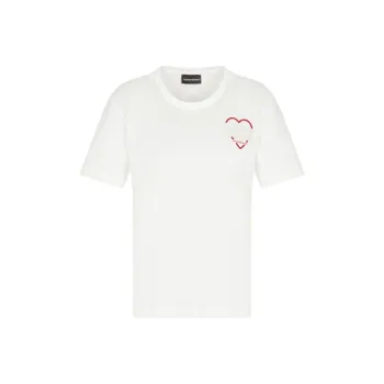EMPORIO ARMANI SS25 Regular T Shirt Women's Warm White