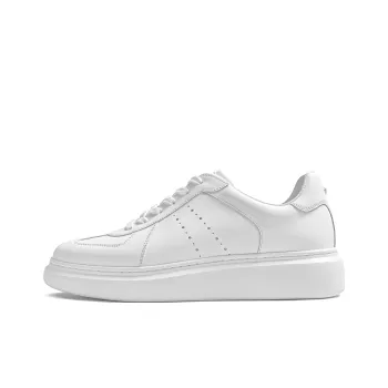 THOM WILLS Low Top Skateboard Shoes Men's White