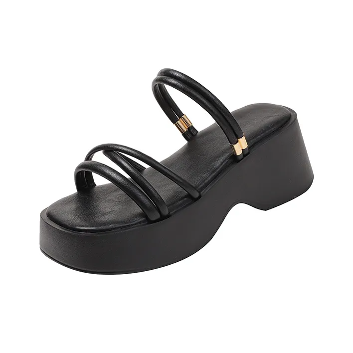TATAYA Rubber Sole Abrasion Resistant Slide Slippers Women's-5