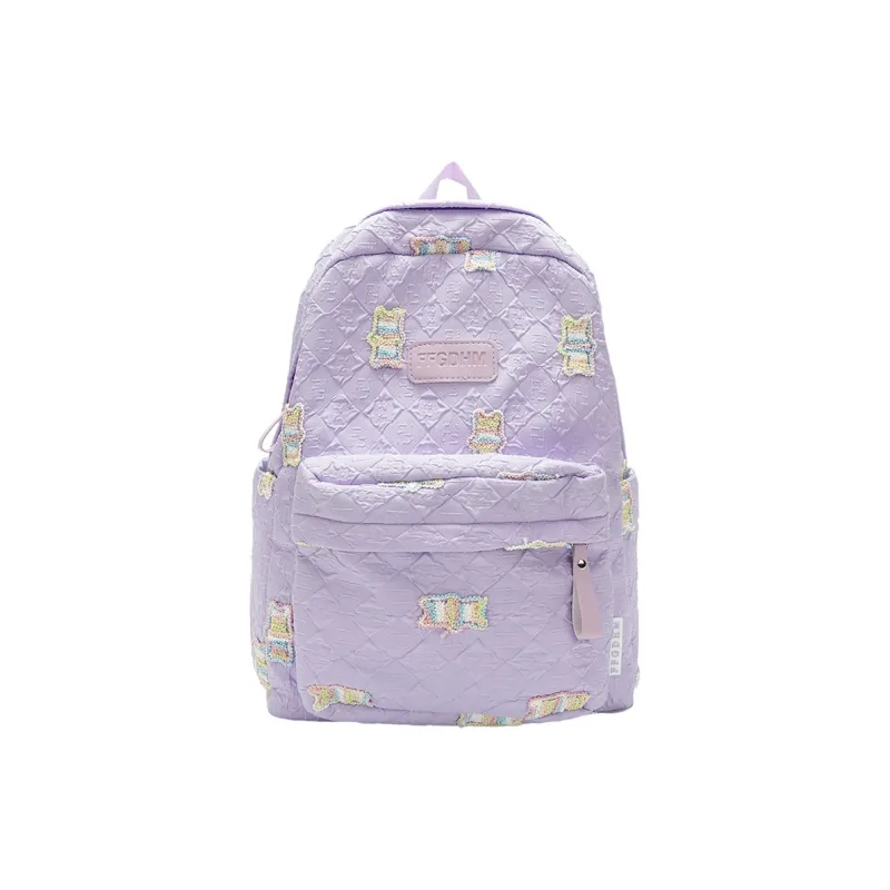 WICKBUEN Canvas Backpack Women's Multicolor-13