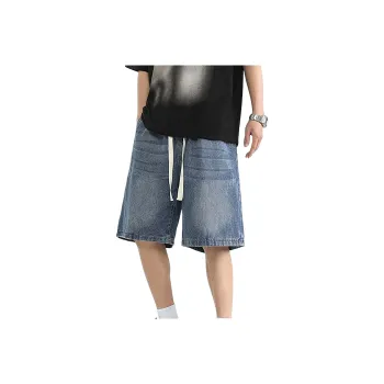 MKIEZER Denim Shorts Unisex Blue