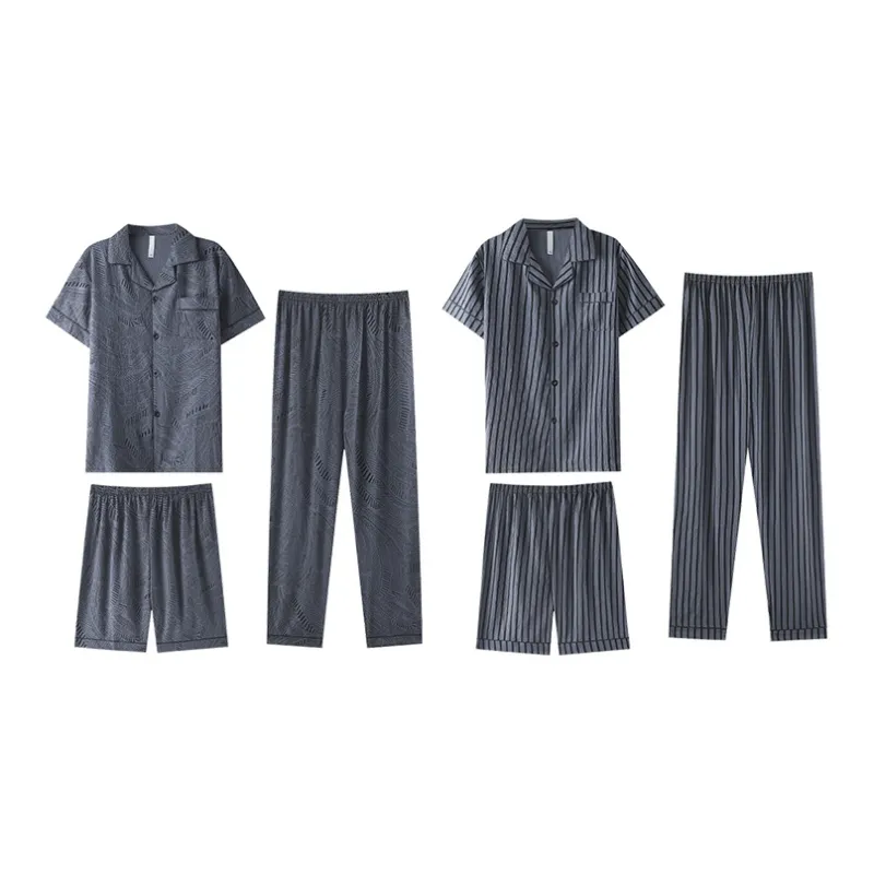 Cotton Gene Pajama Set Men's Multi pack-19