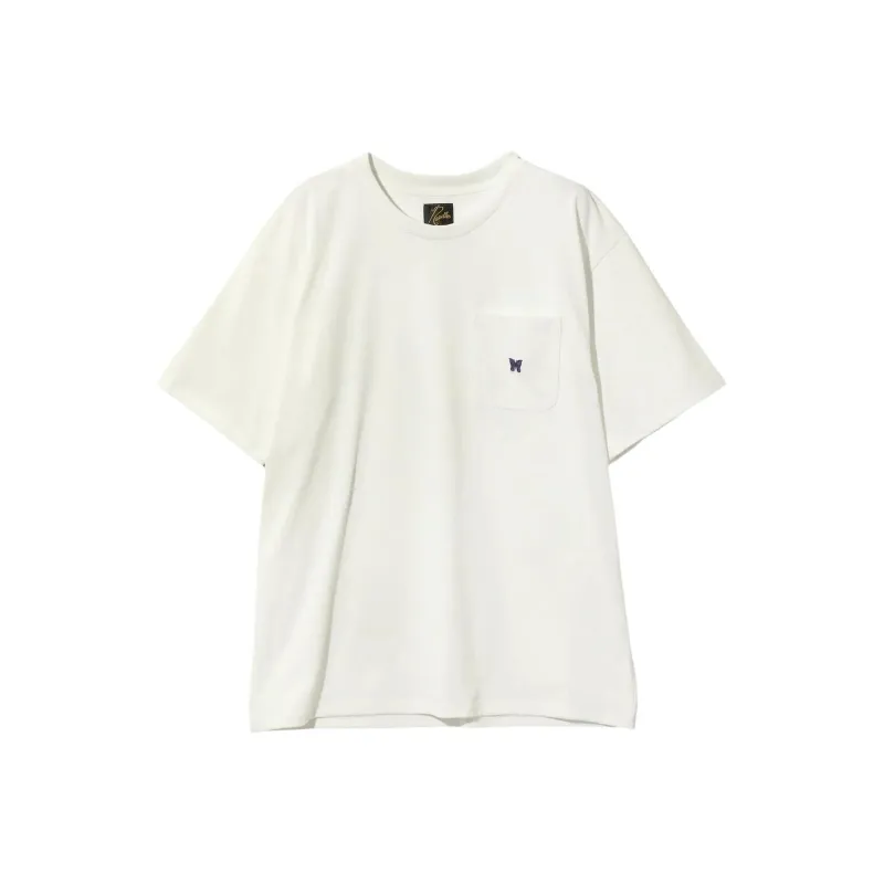 Needles T Shirts Men White-0