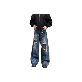 FA2LO Jeans Unisex Blue