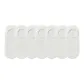 [7 Pack/7A Antibacterial Anti-Slip Heel]7 Pack White
