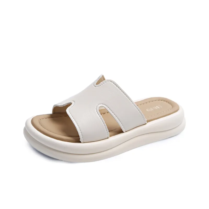 GESHE Rubber Sole Slip Resistant Slide Slippers Women's-8