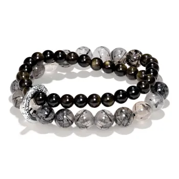 Jodie&Kevin Obsidian Bracelets Unisex