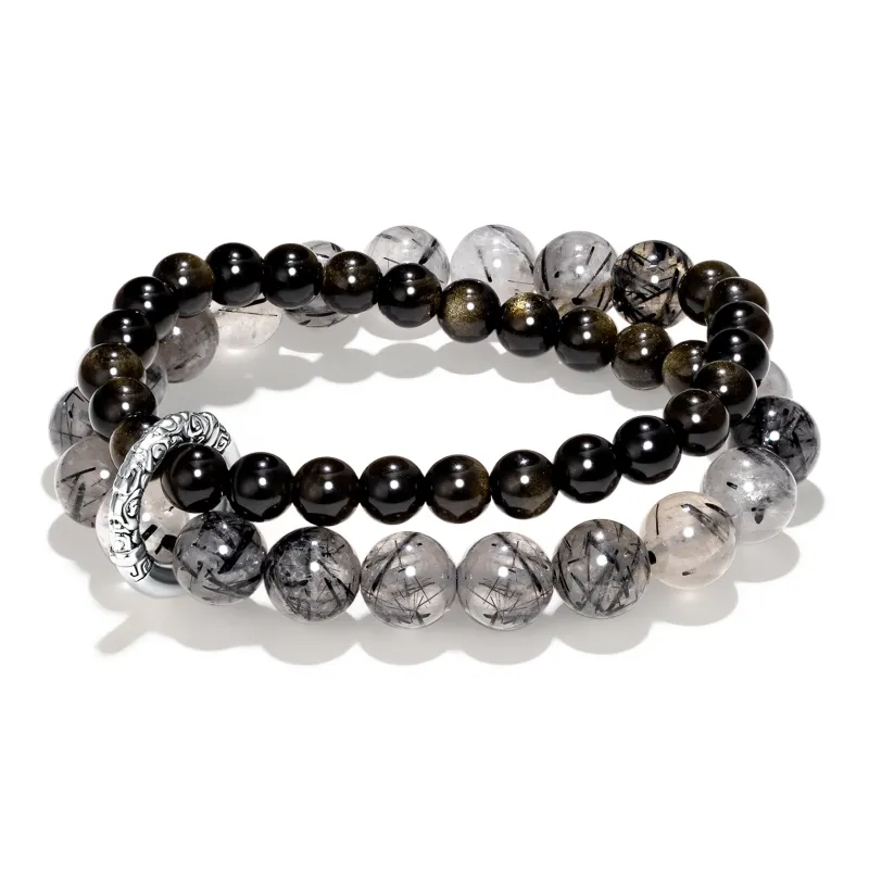 Jodie&Kevin Obsidian Bracelets Unisex-0