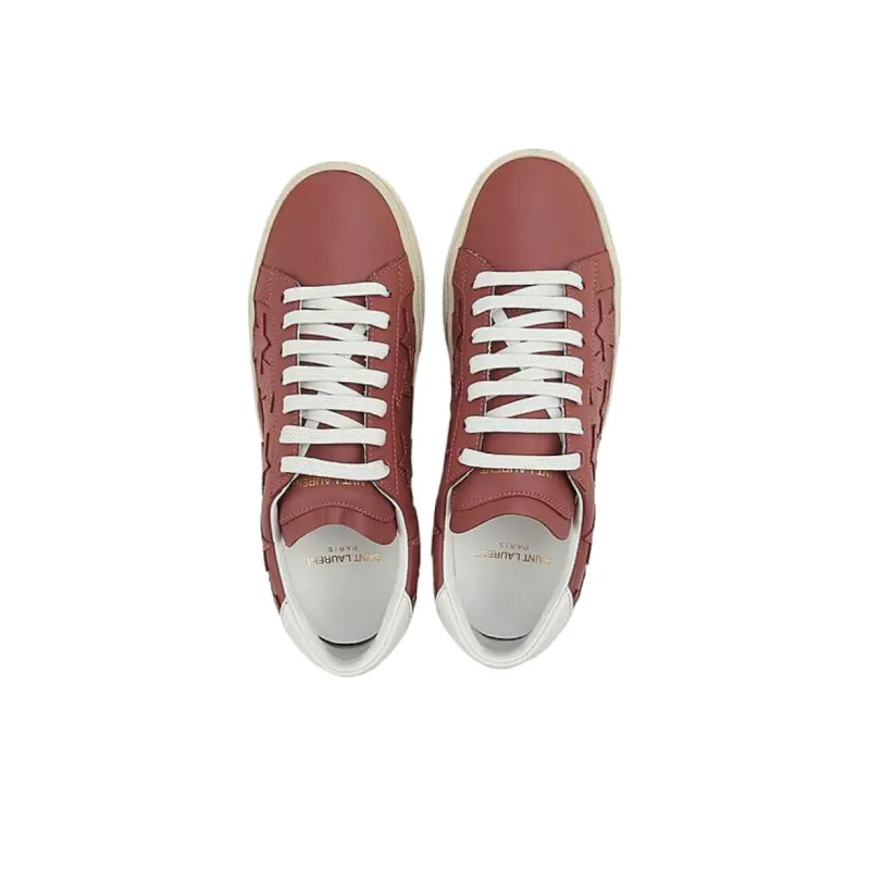 SAINT LAURENT Low Top Skateboard Shoes Women's Pink-4