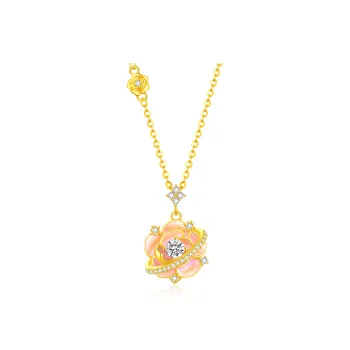 Lao Feng Xiang 925 Sterling Silver Necklaces Women's