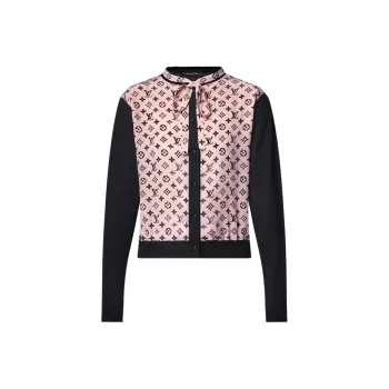 LOUIS VUITTON Monogram Front Cardigan