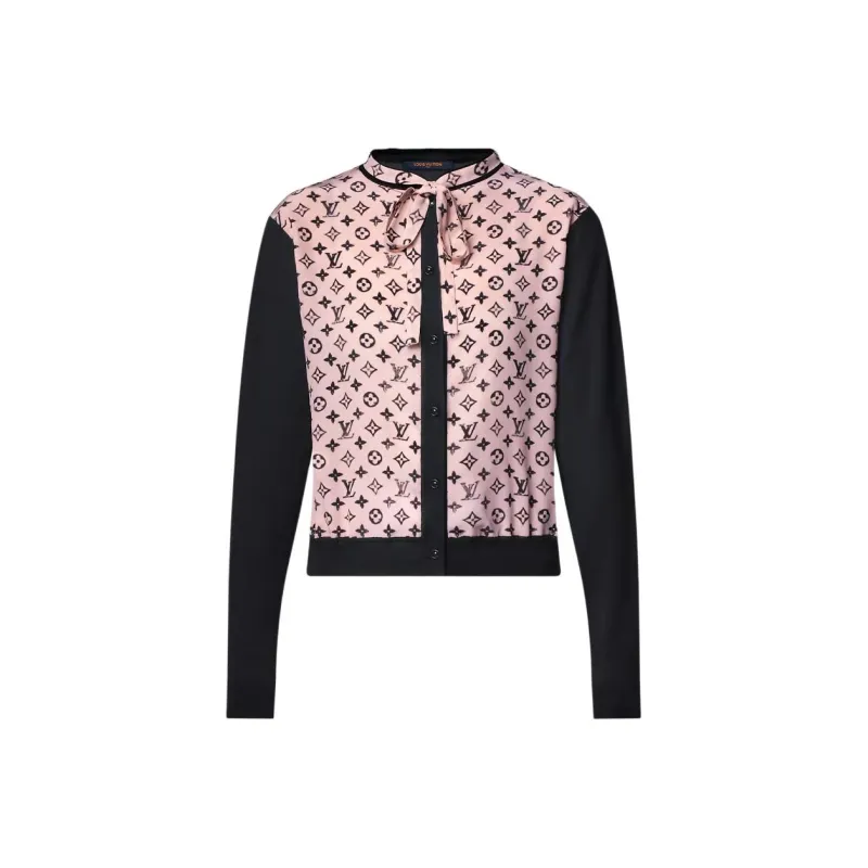 LOUIS VUITTON Monogram Front Cardigan-0