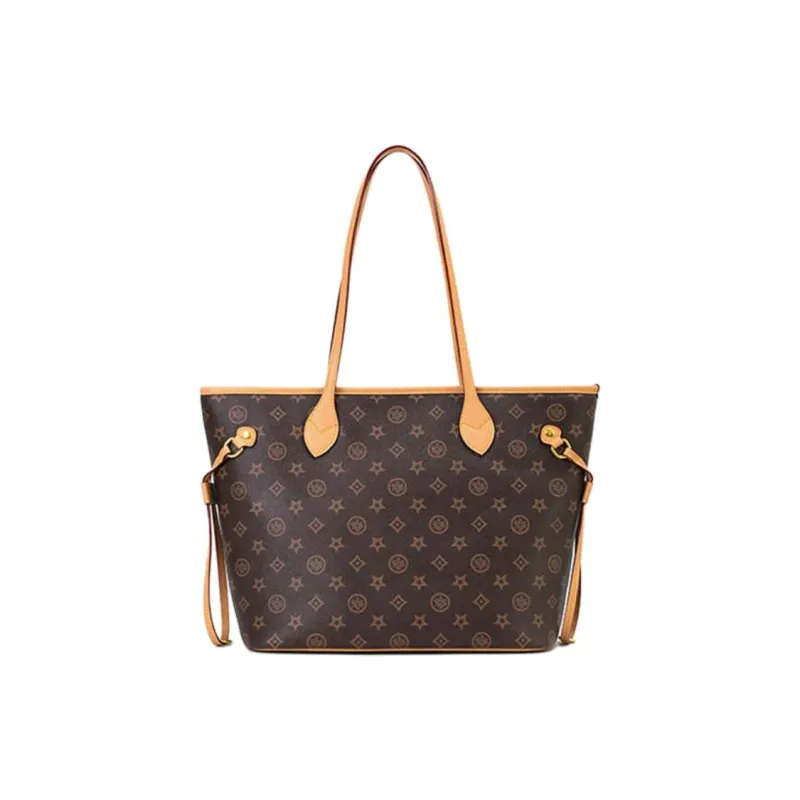 DAPHNE PVC Tote Bag, Shopping Bag, Handbag, Shoulder Bag Tubas Women's Coffee-3