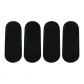 [4 Pack/7A Antibacterial Anti-Slip]4 Pairs Black