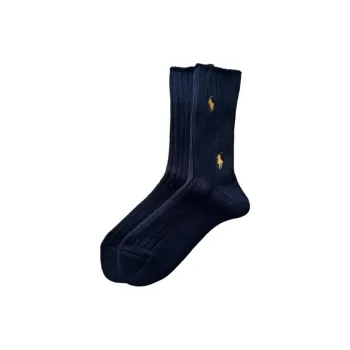 Polo Ralph Lauren Mid Calf Socks Women's 1 Pack Marine Blue