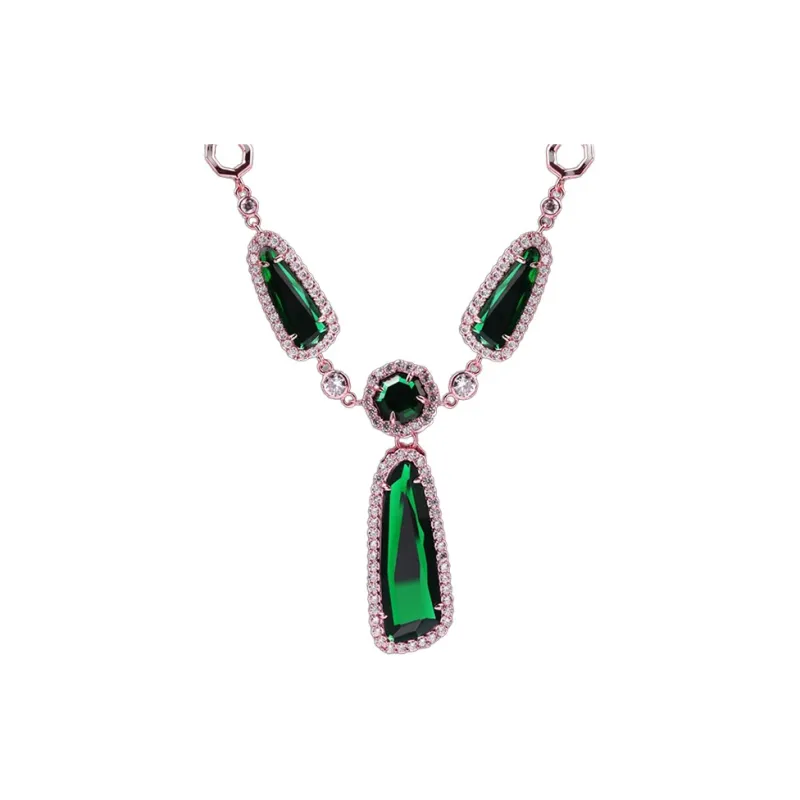 IDEE CREATIVE IDEA FOR YOU Faux Gemstone Necklaces Women's-12